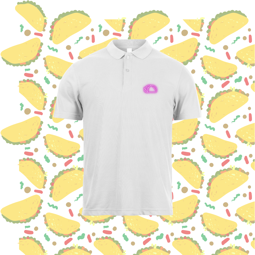 Product image of our Pink Taco Golf Shirt