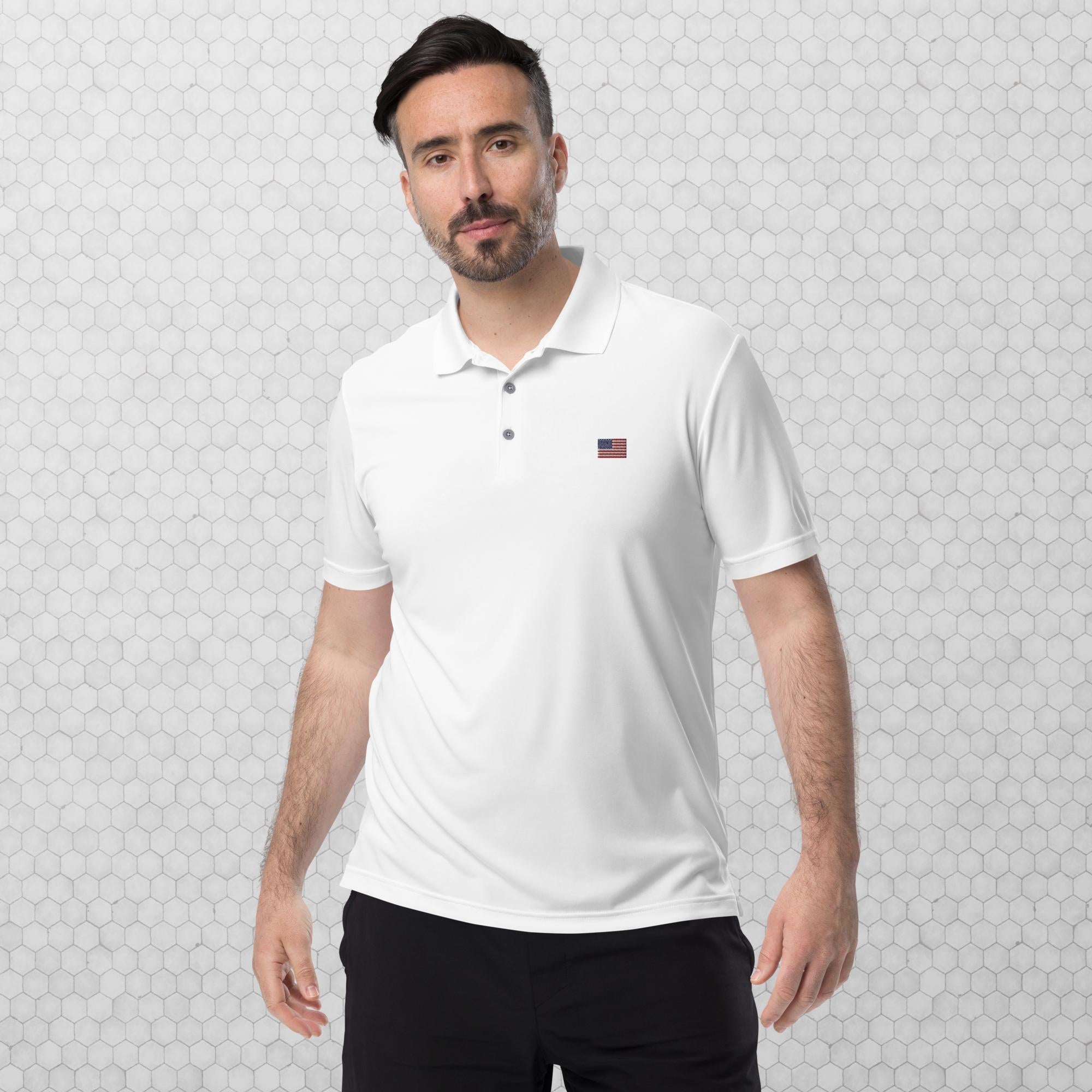 Adidas usa golf shirt best sale